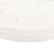 vidaXL Table Top Round White Ø40x3 cm Solid Wood Pine