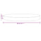 vidaXL Table Top Round White Ø40x3 cm Solid Wood Pine