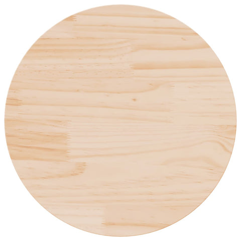 vidaXL Table Top Round Ø50x3 cm Solid Wood Pine