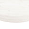 vidaXL Table Top Round White Ø50x3 cm Solid Wood Pine