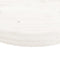 vidaXL Table Top Round White Ø70x3 cm Solid Wood Pine