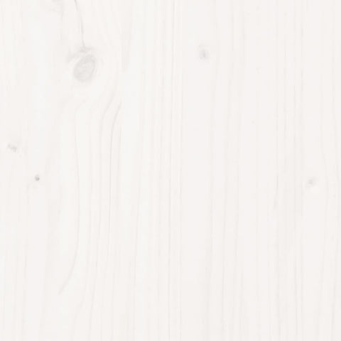 vidaXL Table Top Round White Ø70x3 cm Solid Wood Pine