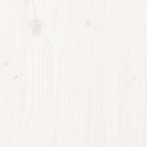 vidaXL Table Top Round White Ø80x3 cm Solid Wood Pine