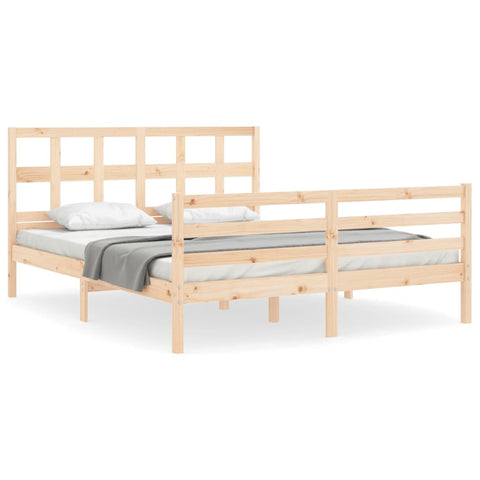 vidaXL Bed Frame without Mattress 160x200 cm Solid Wood