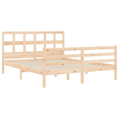 vidaXL Bed Frame without Mattress 160x200 cm Solid Wood