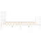 vidaXL Bed Frame without Mattress White 160x200 cm Solid Wood