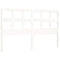 vidaXL Bed Frame without Mattress White 160x200 cm Solid Wood