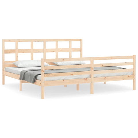 vidaXL Bed Frame without Mattress 200x200 cm Solid Wood
