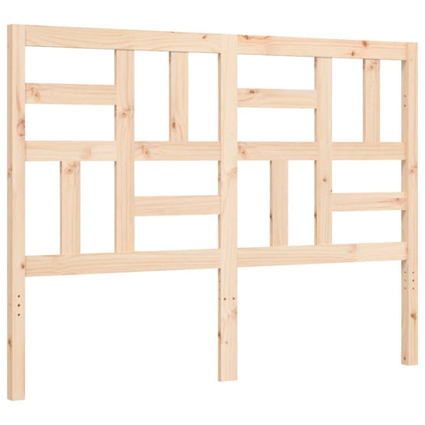 vidaXL Bed Frame without Mattress Double Solid Wood