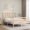 vidaXL Bed Frame without Mattress 140x190 cm Solid Wood