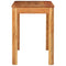 vidaXL Dining Table 110x55x76 cm Solid Wood Acacia