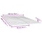 vidaXL Bed Slats Replacements with 48 Slats 2 pcs 90x200 cm