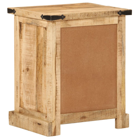 vidaXL Bedside Cabinet 40x35x50 cm Solid Wood Mango