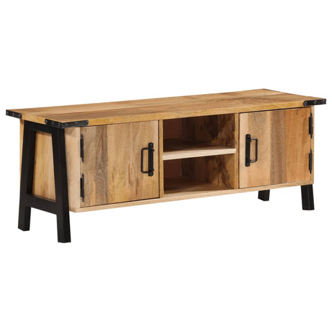vidaXL TV Cabinet 110x35x40 cm Solid Wood Mango
