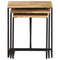 vidaXL Nesting Tables 3 pcs Solid Wood Acacia