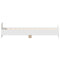 vidaXL Bed Frame without Mattress White 75x190 cm Small Single  Engineered Wood