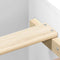 vidaXL Bed Frame without Mattress White 75x190 cm Small Single  Engineered Wood