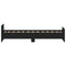 vidaXL Bed Frame without Mattress Black 75x190 cm Small Single  Engineered Wood