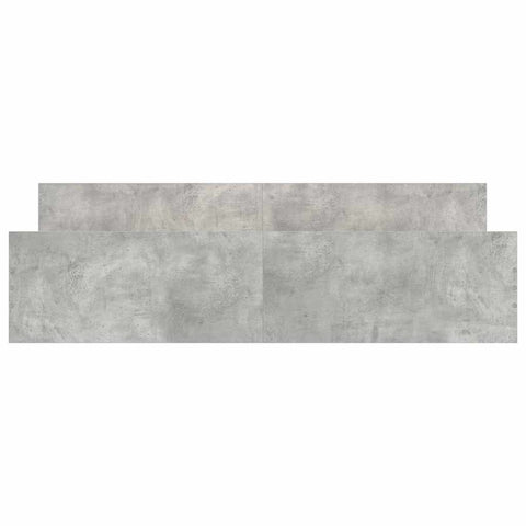 vidaXL Bed Frame without Mattress Concrete Grey 200x200 cm
