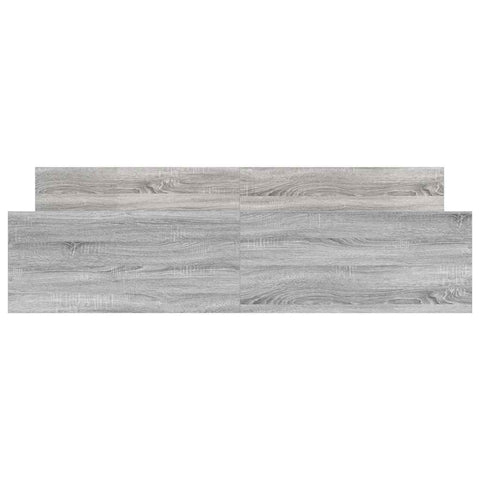 vidaXL Bed Frame without Mattress Grey Sonoma 200x200 cm