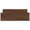 vidaXL Bed Frame without Mattress Brown Oak 120x200 cm