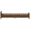 vidaXL Bed Frame without Mattress Brown Oak 120x200 cm