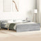 vidaXL Bed Frame without Mattress Grey Sonoma 140x200 cm