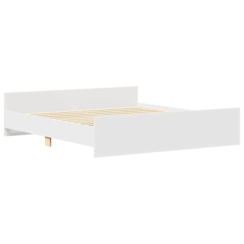 vidaXL Bed Frame without Mattress White 160x200 cm
