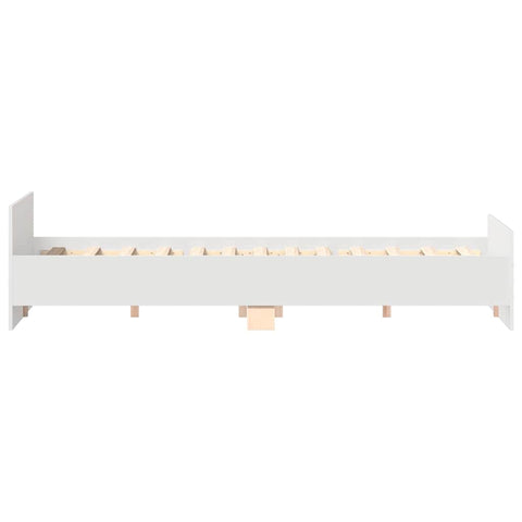 vidaXL Bed Frame without Mattress White 160x200 cm