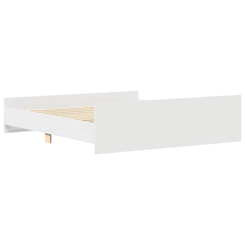 vidaXL Bed Frame without Mattress White 160x200 cm