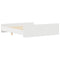 vidaXL Bed Frame without Mattress White 160x200 cm