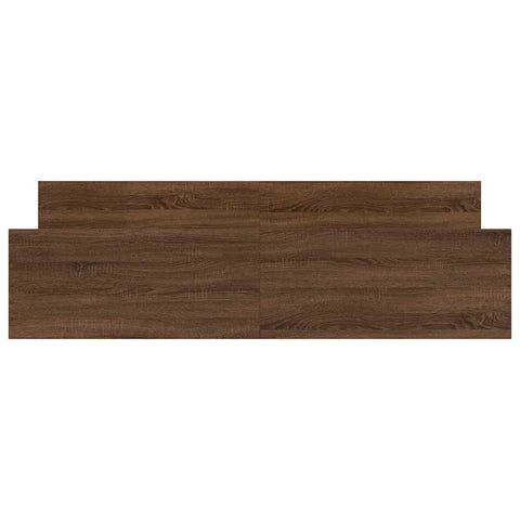 vidaXL Bed Frame without Mattress Brown Oak 160x200 cm