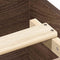 vidaXL Bed Frame without Mattress Brown Oak 160x200 cm