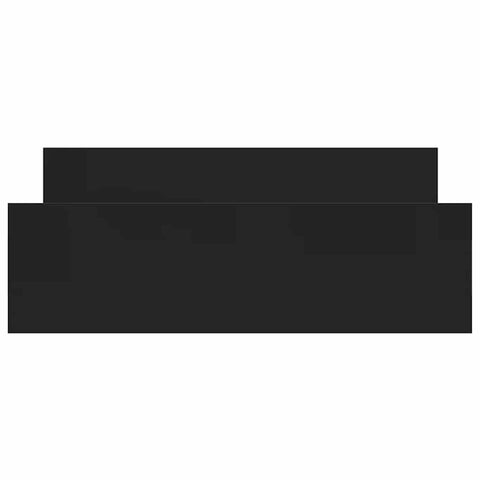 vidaXL Bed Frame without Mattress Black 120x190 cm Small Double