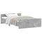 vidaXL Bed Frame without Mattress Concrete Grey 120x190 cm Small Double
