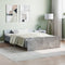 vidaXL Bed Frame without Mattress Concrete Grey 120x190 cm Small Double