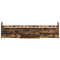 vidaXL Bed Frame without Mattress Smoked Oak 100x200 cm