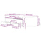 vidaXL Bed Frame without Mattress Smoked Oak 100x200 cm