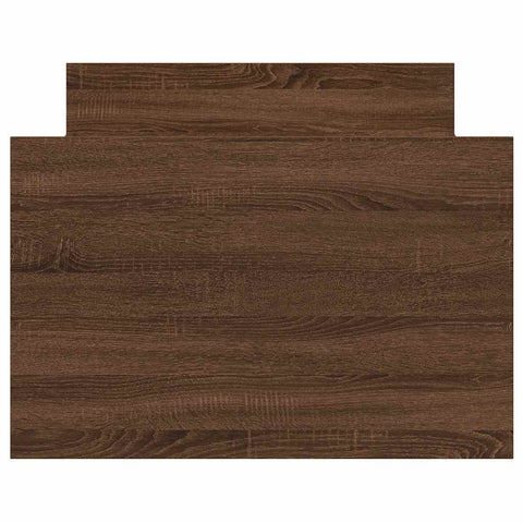 vidaXL Bed Frame without Mattress Brown Oak 90x200 cm