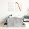 vidaXL Bed Frame without Mattress Concrete Grey 90x190 cm Single