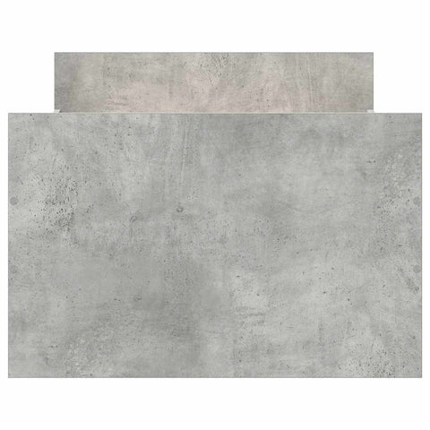 vidaXL Bed Frame without Mattress Concrete Grey 90x190 cm Single