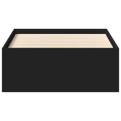 vidaXL Bed Frame without Mattress Black 90x200 cm