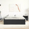 vidaXL Bed Frame without Mattress Black 120x200 cm