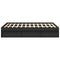 vidaXL Bed Frame without Mattress Black 120x200 cm