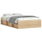 vidaXL Bed Frame without Mattress Sonoma Oak 120x200 cm