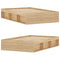 vidaXL Bed Frame without Mattress Sonoma Oak 120x200 cm