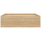 vidaXL Bed Frame without Mattress Sonoma Oak 120x200 cm