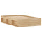 vidaXL Bed Frame without Mattress Sonoma Oak 120x200 cm