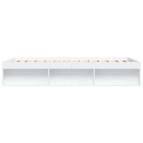 vidaXL Bed Frame without Mattress White 140x200 cm