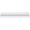 vidaXL Bed Frame without Mattress White 140x200 cm